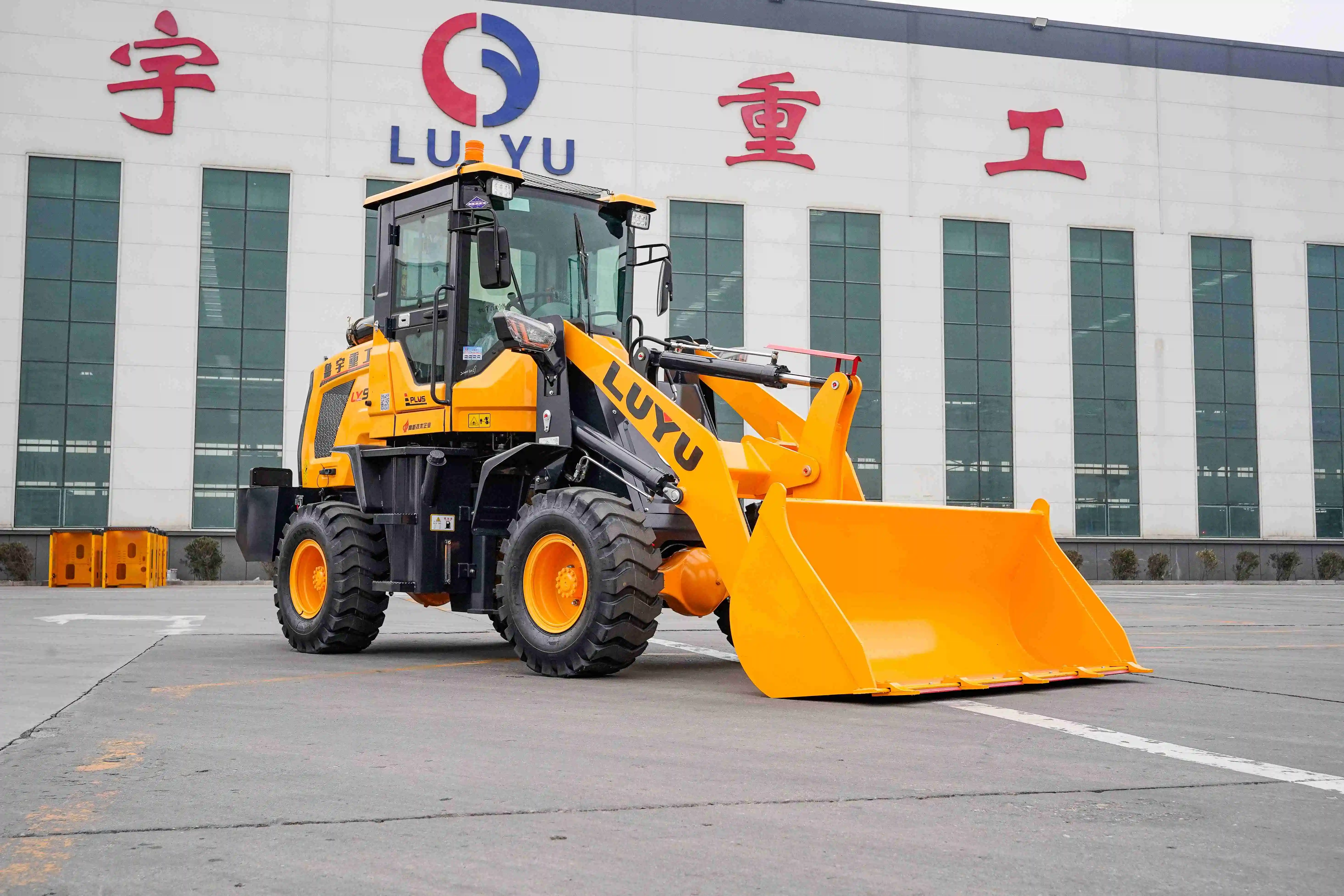 1.5 ton 0.6m³ bucket capacity wheel loader