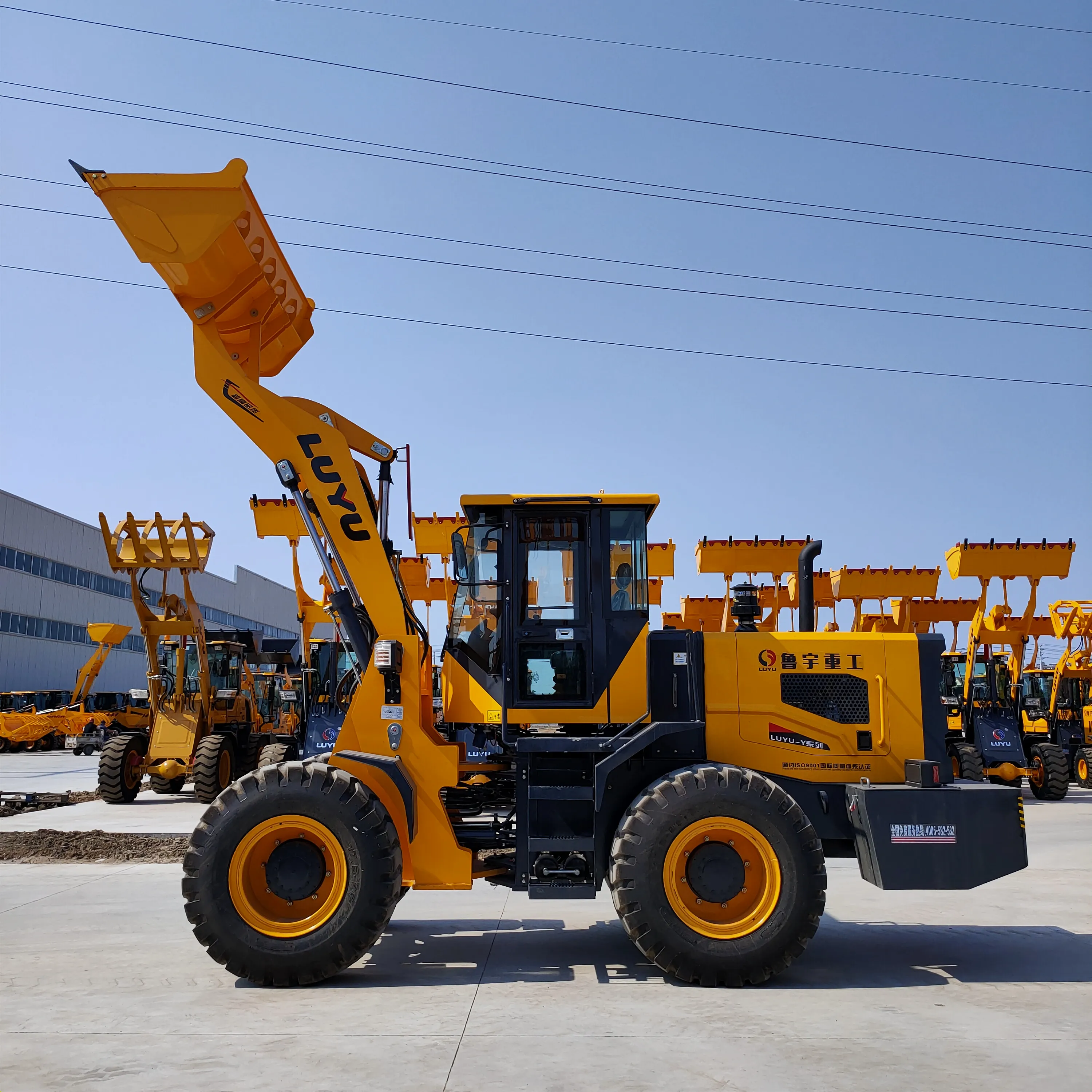 1.5 m³  3 ton 958 Small Wheel Loader - Luyu